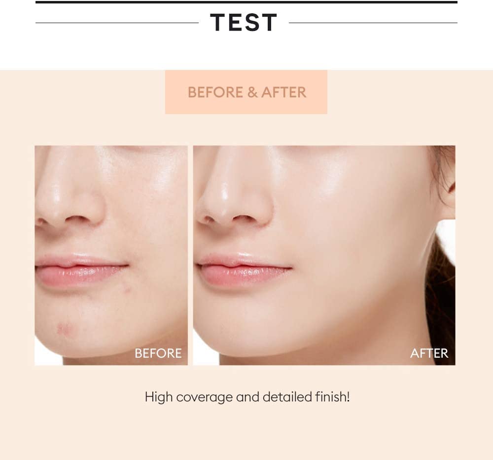 MISSHA Magic Cushion Cover Lasting Foundation SPF50+/PA+++, 21 Light Beige 15 g - PIBU 피부