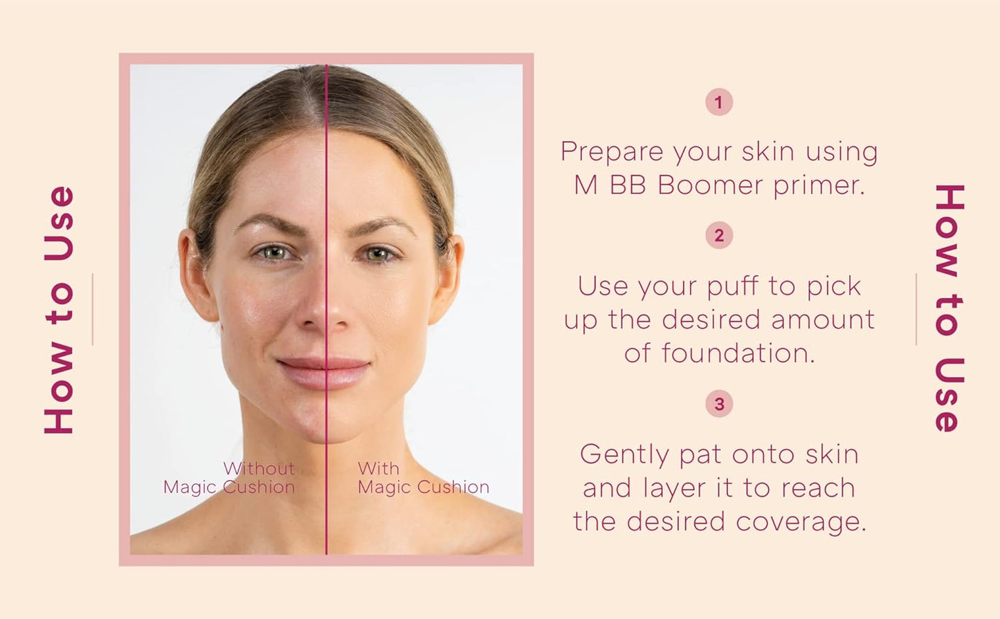 MISSHA - Magic Cushion Cover Lasting Foundation SPF50+/PA+++, 23 Natural Beige 15 g - PIBU 피부