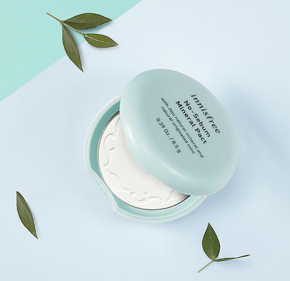 No sebum Mineral pact - Poudre de retouche compacte - PIBU 피부