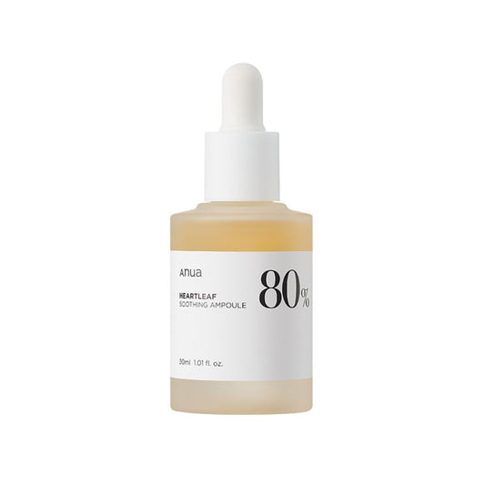 ANUA - Heartleaf 80% Soothing Ampoule - 30 ml - PIBU íŒë¶