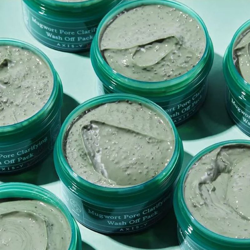 AXIS-Y - Mugwort Pore Clarifying Wash Off Pack - 100 ml - PIBU 피부