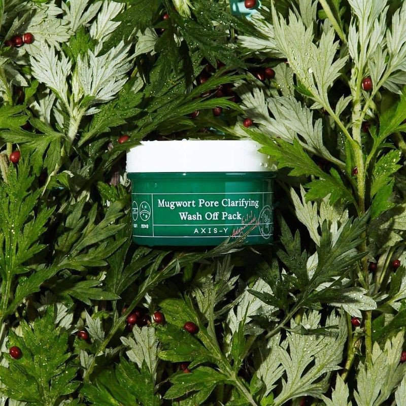 AXIS-Y - Mugwort Pore Clarifying Wash Off Pack - 100 ml - PIBU 피부