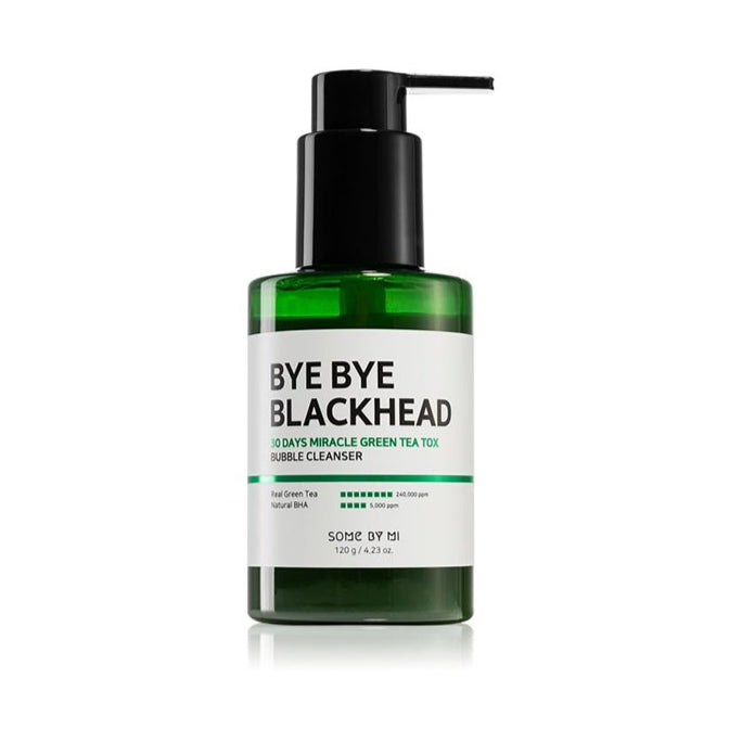 SOME BY MI - Bye Bye Blackhead Green Tea Tox Bubble Cleanser - 120 ml - PIBU 피부