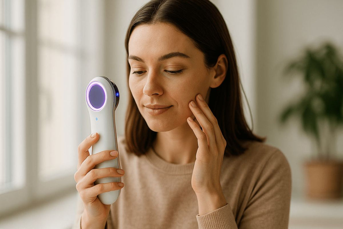 Explorer Les Pores : Technologie De Soins Connectés Pour Une Peau Éclatante