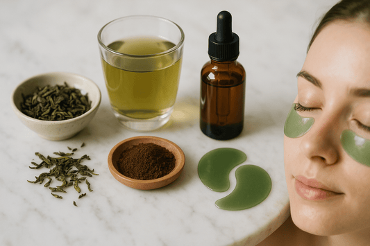 Réduction Naturelle Des Yeux Gonflés : Le Pouvoir Du Thé Vert Et De La Caféine - PIBUKARE