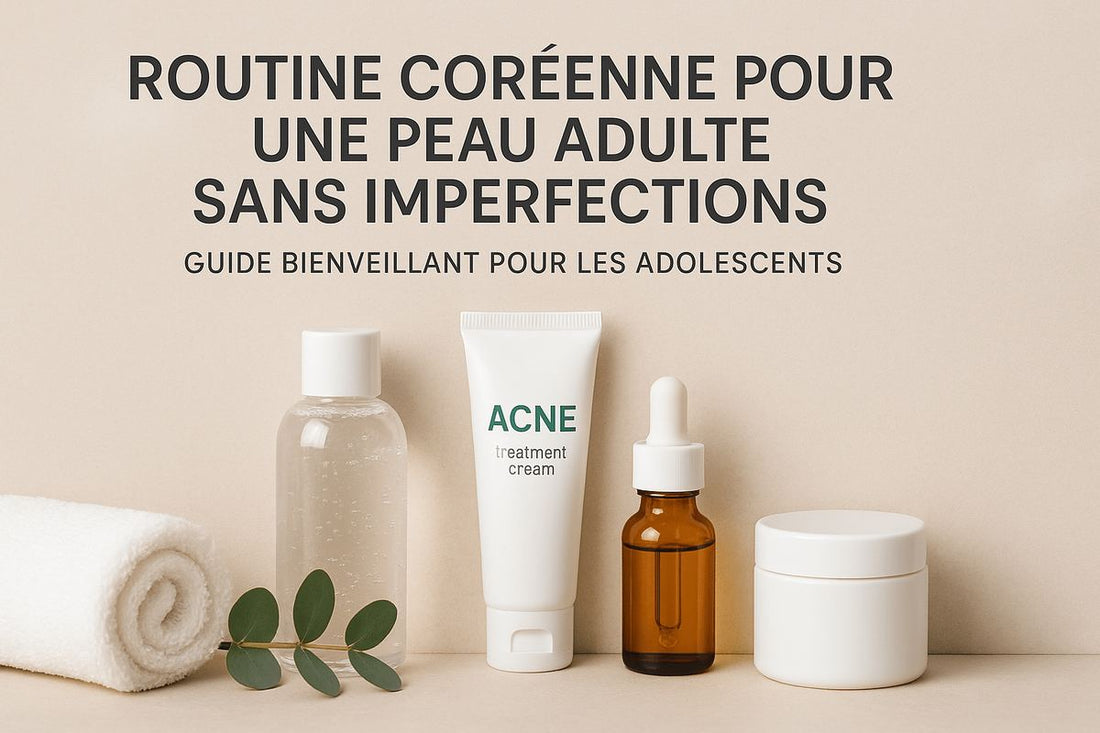 Routine Coréenne Pour Une Peau Adulte Sans Imperfections : Guide Bienveillant Pour Les Adolescents