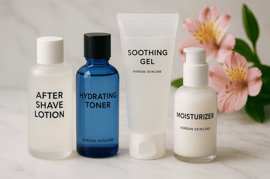 Routines Coréennes Pour Apaiser La Sécheresse Après Rasage - PIBUKARE