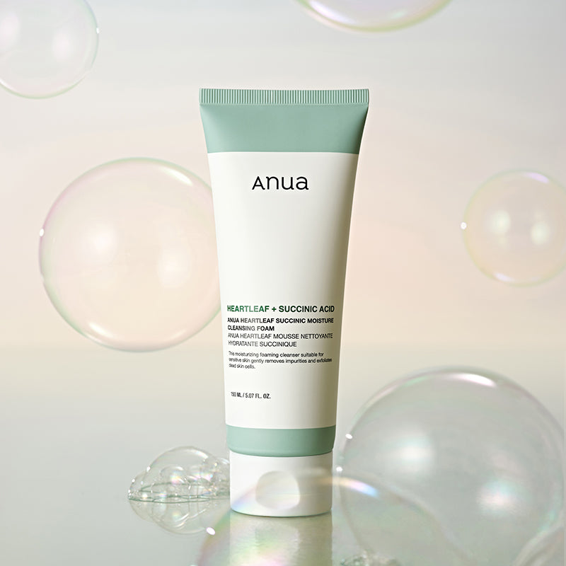 ANUA - Heartleaf Succinic Moisture Cleansing Foam - 150ml - visuel 2