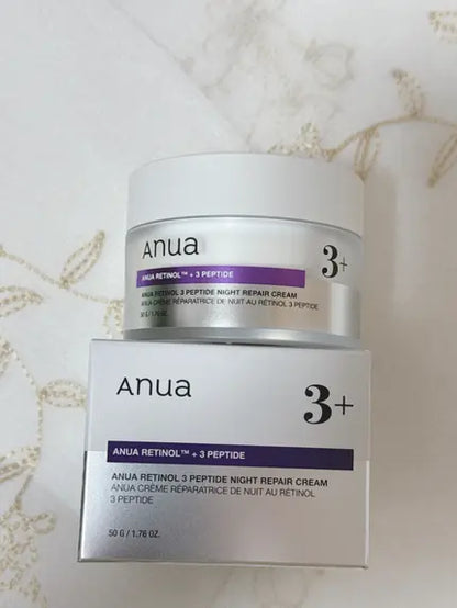 ANUA - Retinol 3 Peptide Night Repair Cream - 50g - visuel 4