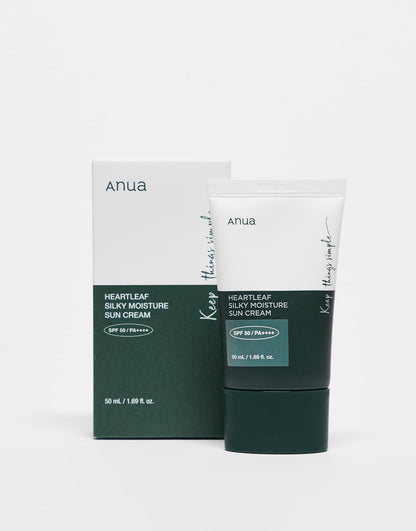 ANUA - Heartleaf Silky Moisture Sun Cream SPF50+ PA++++ - 50ml