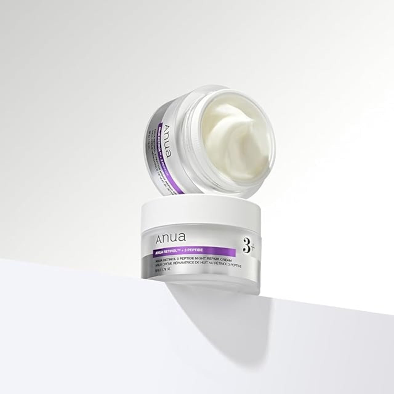 ANUA - Retinol 3 Peptide Night Repair Cream - 50g - visuel 3