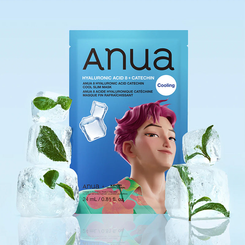 ANUA - Hyaluronic Acid 8 Catechin Cool Slim Mask - 24ml - visuel 4