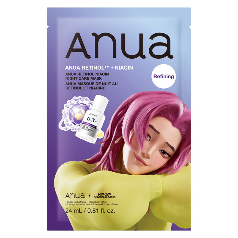ANUA - Retinol Niacin Night Care Mask - 24ml