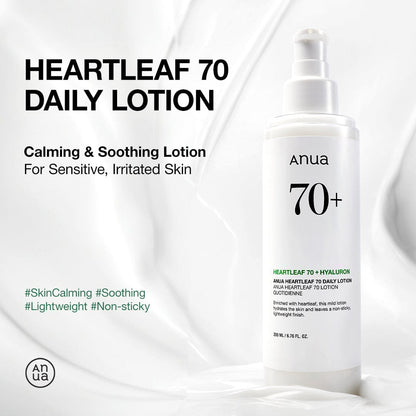 ANUA - Heartleaf 70 Daily Lotion - 200ml - visuel 2
