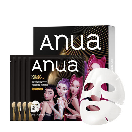 Anua - Golden Honmoon Barrier Collagen Mask - 4 masques