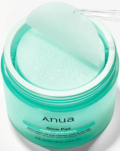 ANUA - PDRN 100 Hyaluronic Acid Glow Pad - 60 pcs - PIBUKARE