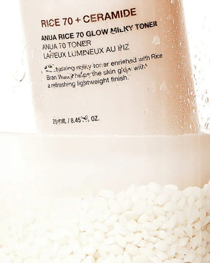 ANUA - Rice 70 Glow Milky Toner - 250ml - PIBUKARE