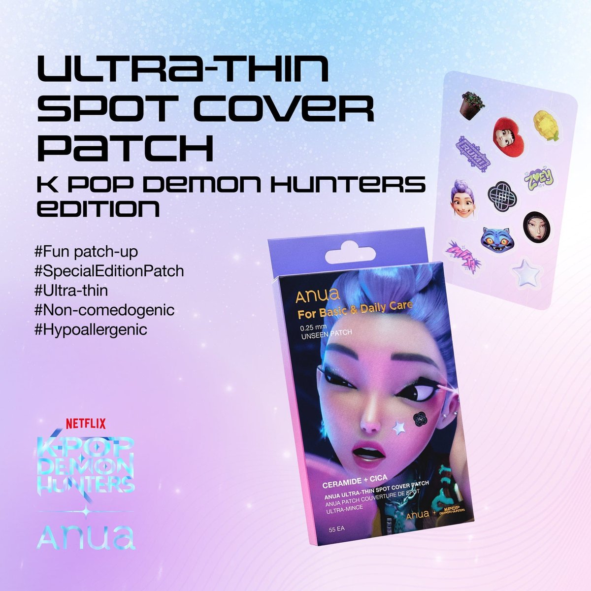 Anua - Rumi Ultra-thin Spot Cover Patch - 55 patchs recharge