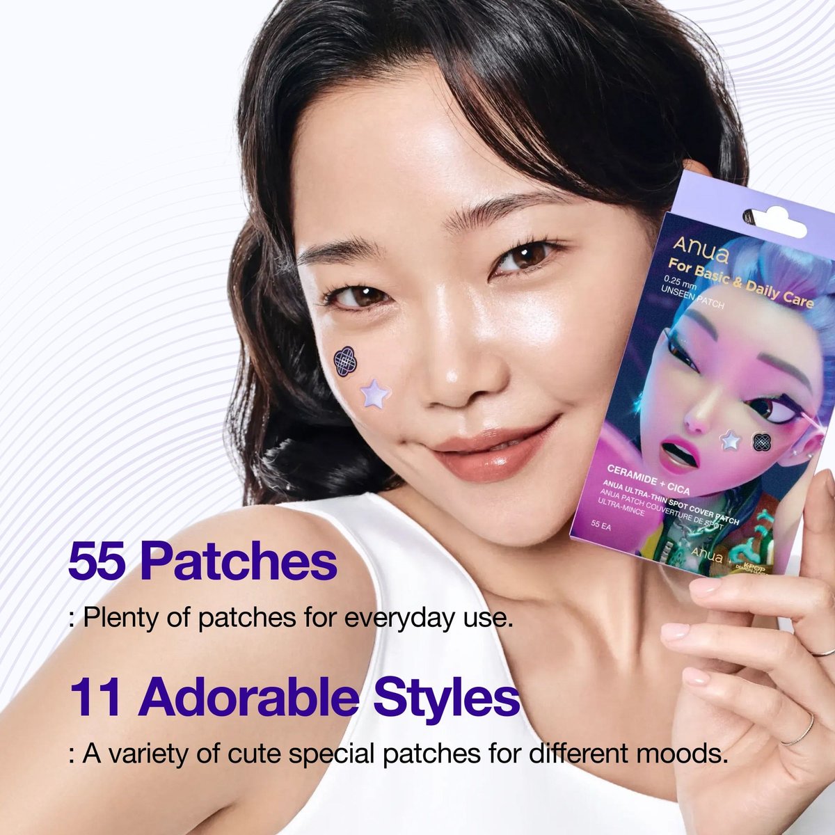 Anua - Rumi Ultra-thin Spot Cover Patch - 55 patchs recharge
