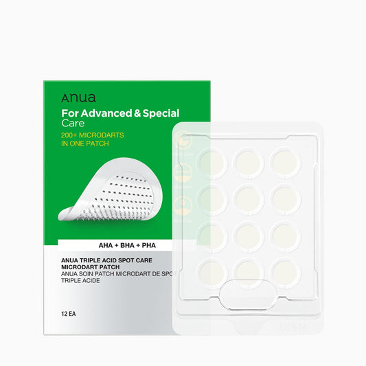 Anua - Triple Acid Spot Care Microdart Patch - 8 patchs