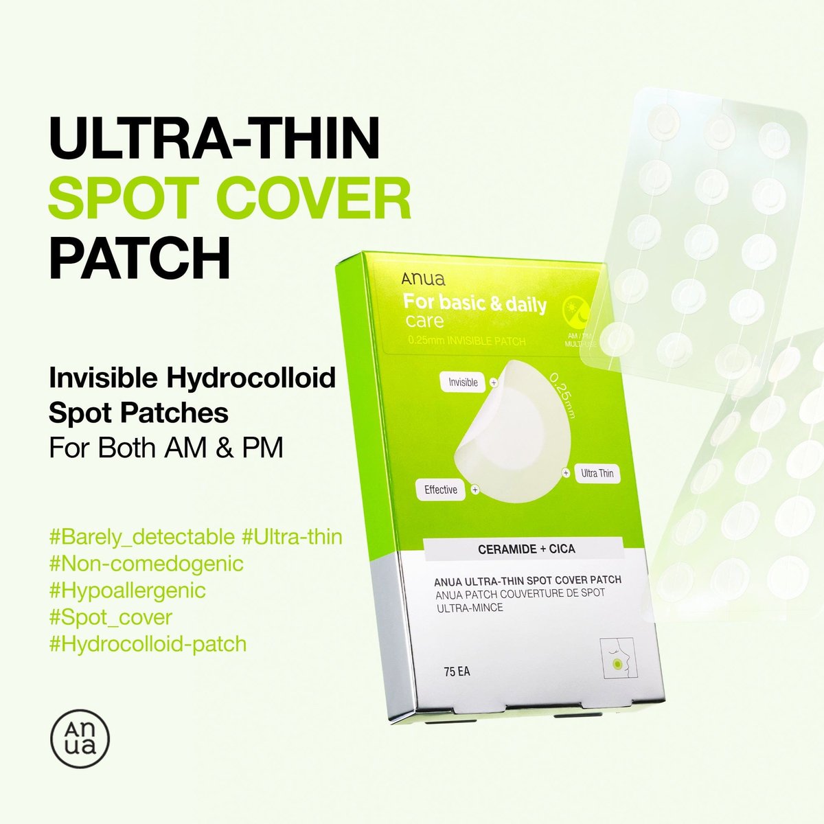 Anua - Ultra-Thin Spot Cover Patch - 17 patchs