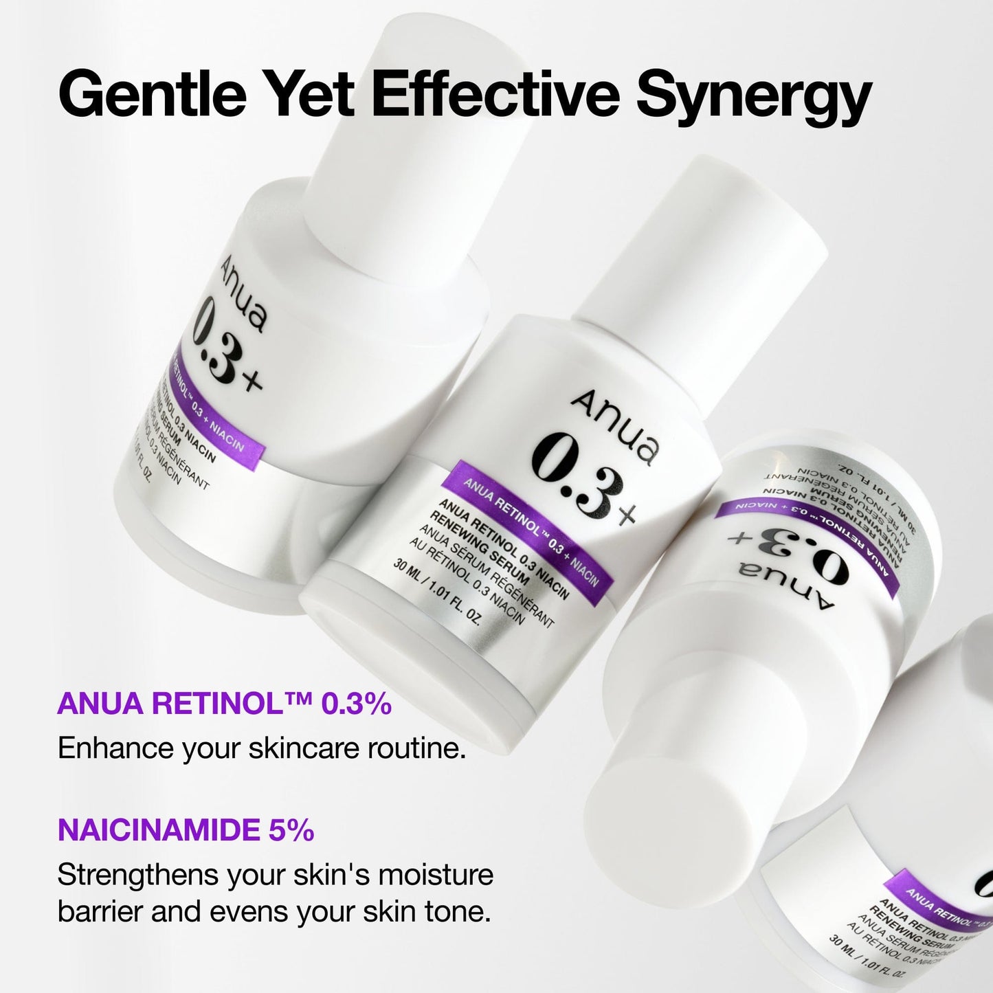 ANUA - Retinol 0.3% + Niacin Renewing Serum - 30ml - visuel 3
