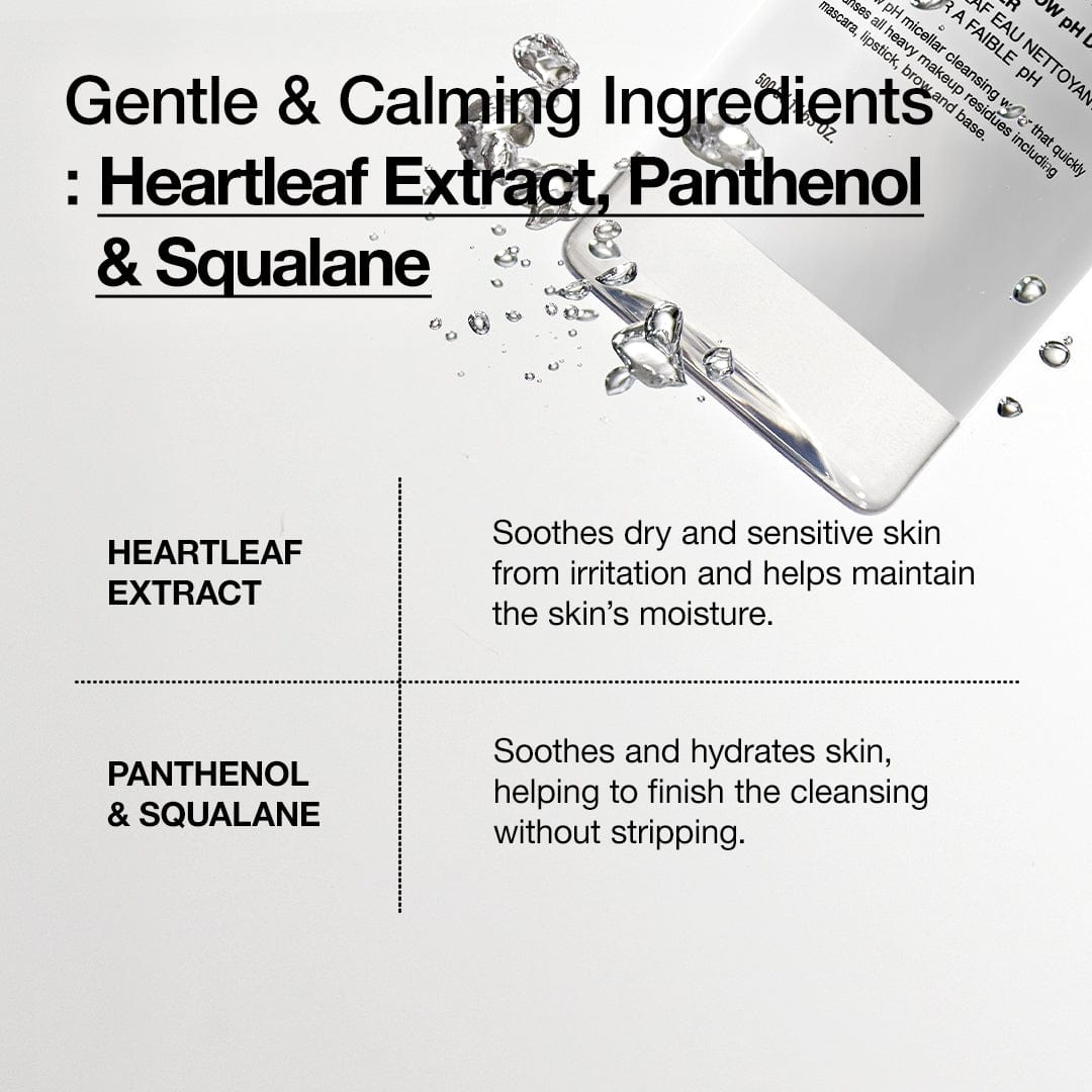 ANUA - Heartleaf Low pH Deep Cleansing Water - 500ml - visuel 4