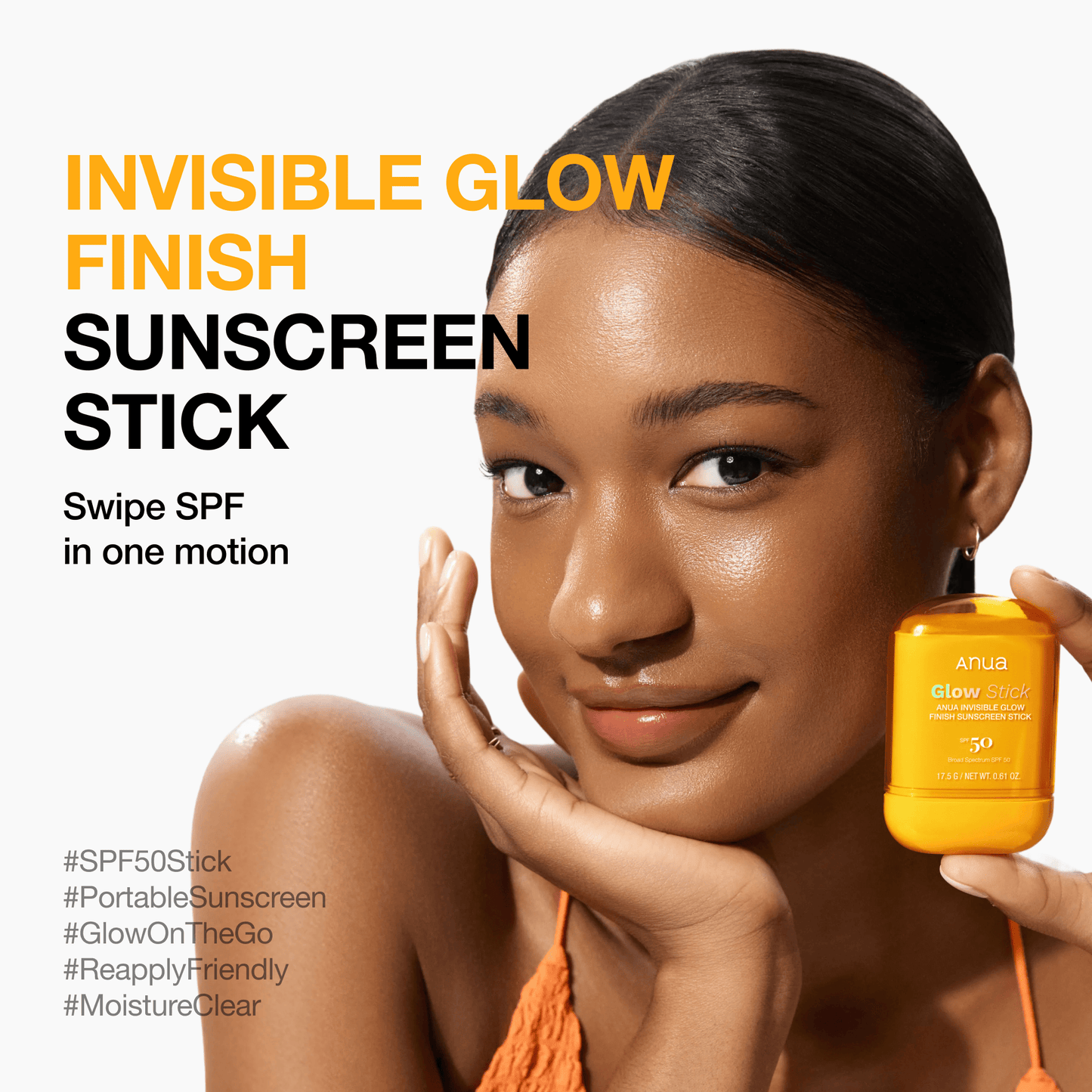 ANUA - Invisible Glow Finish Sunscreen Stick - 17,5g - visuel 3