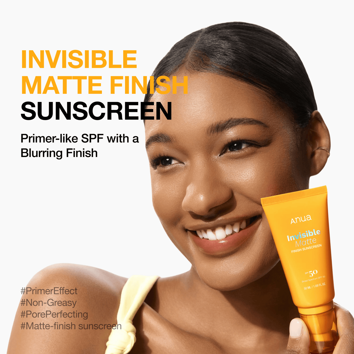 ANUA - Invisible Matte Finish Sunscreen - 50ml - visuel 2