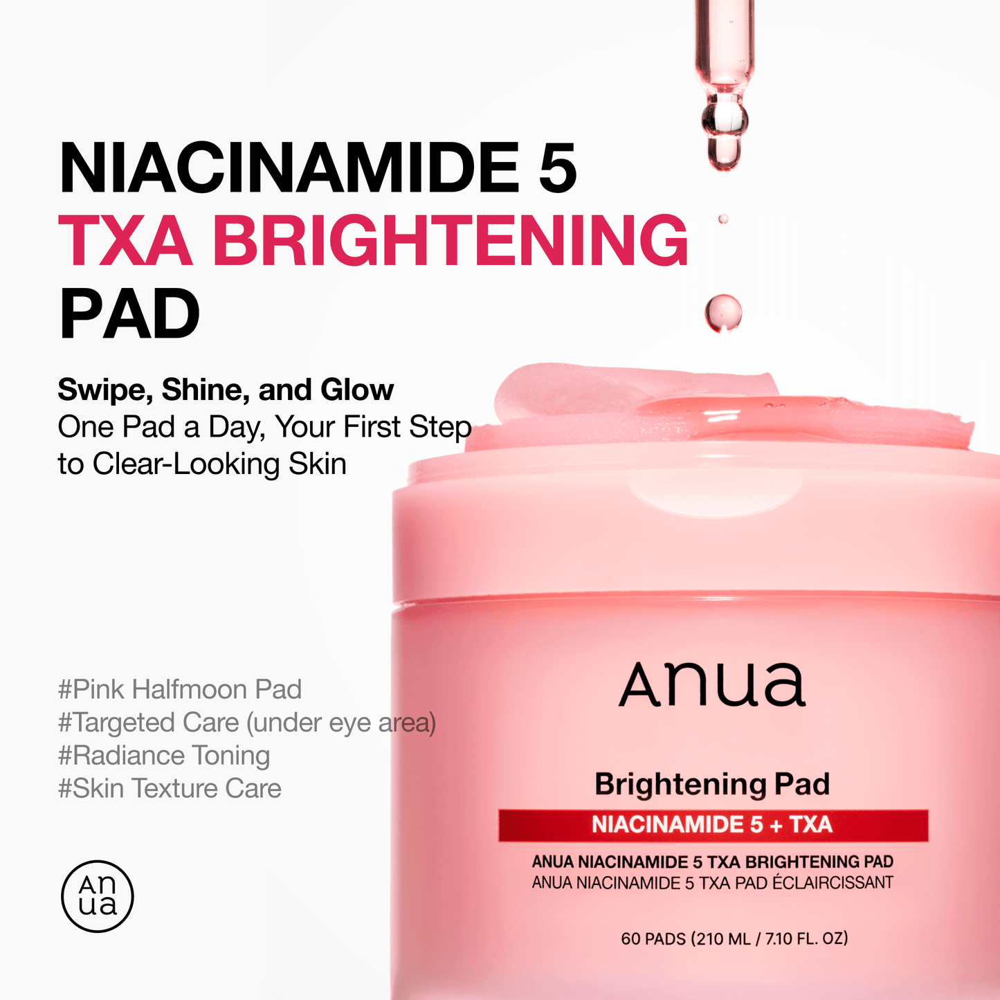 ANUA - Niacinamide 5 TXA Brightening Pad - 60 pads - visuel 2