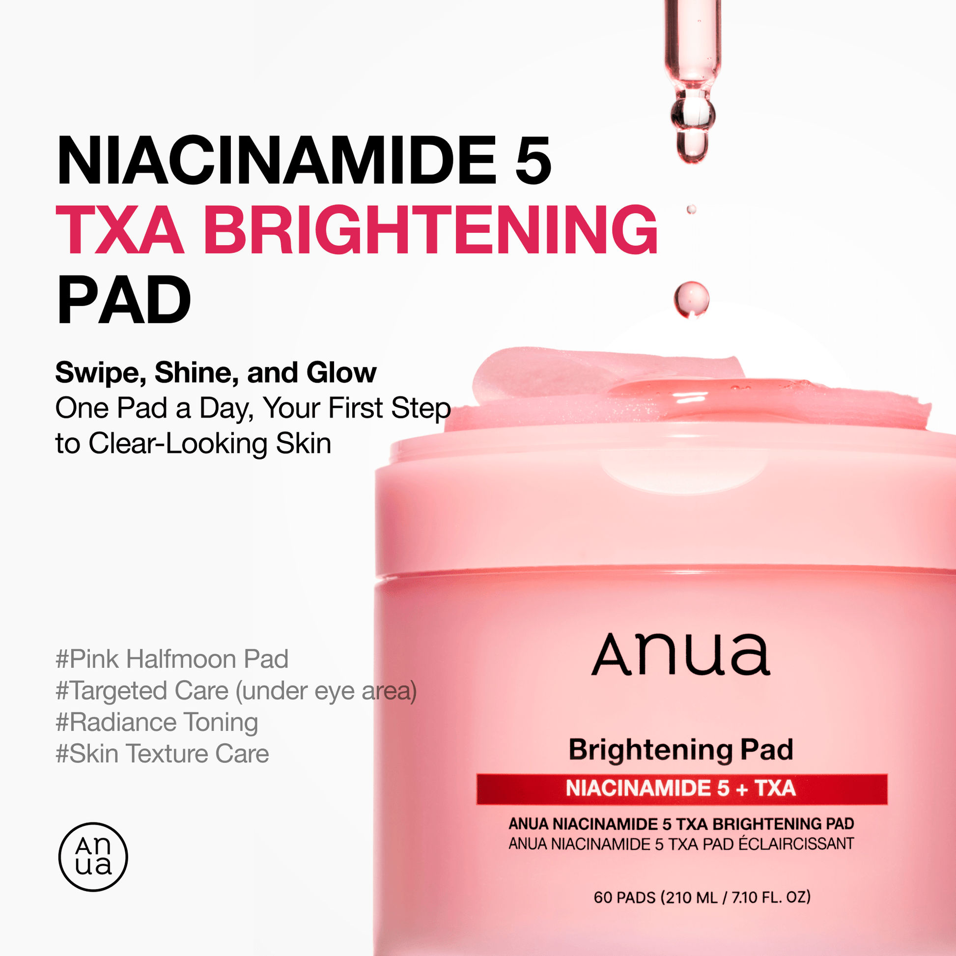 ANUA - Niacinamide 5 TXA Brightening Pad - 60 pads - visuel 2
