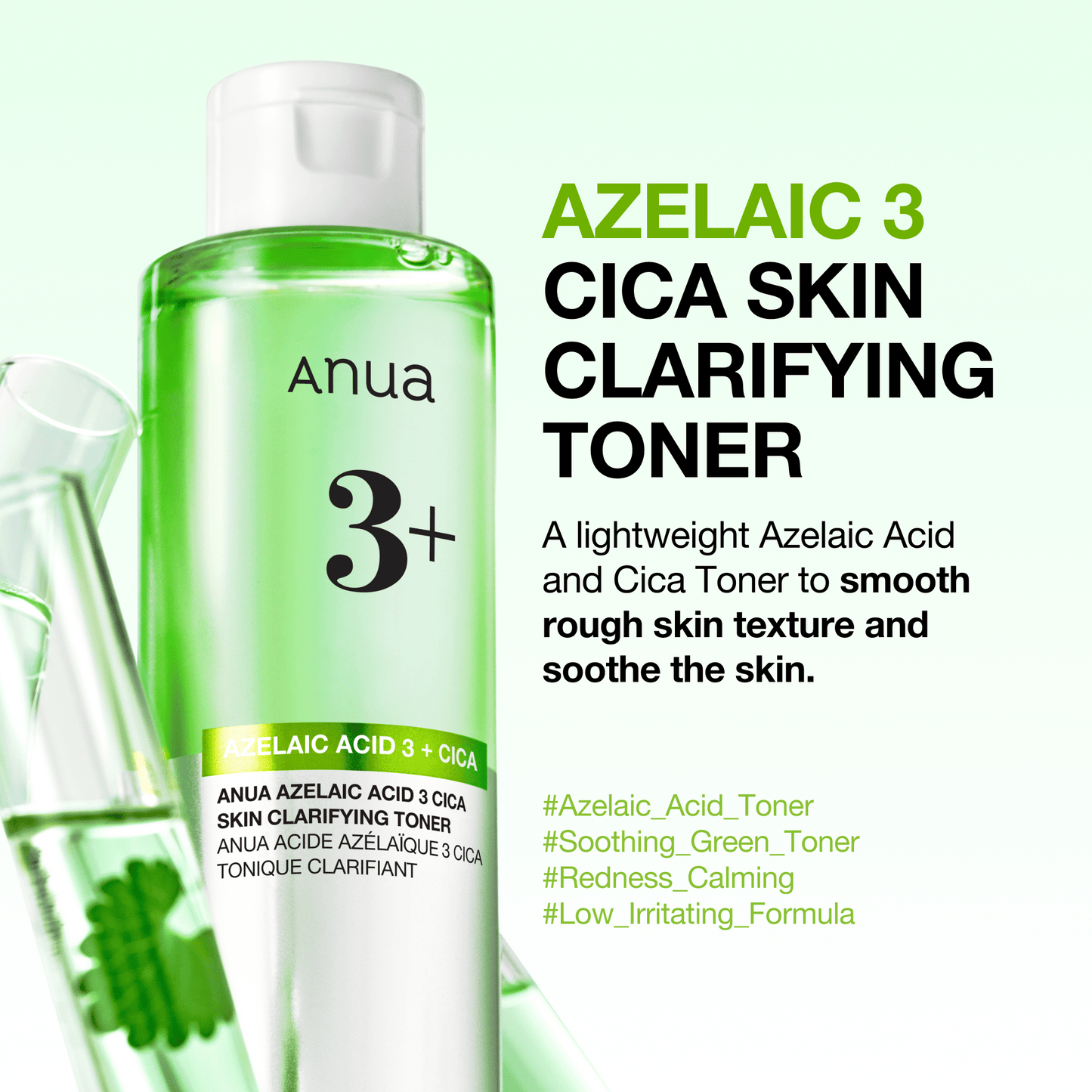 ANUA - Azelaic Acid 3 Cica Skin Clarifying Toner - 250ml - visuel 2