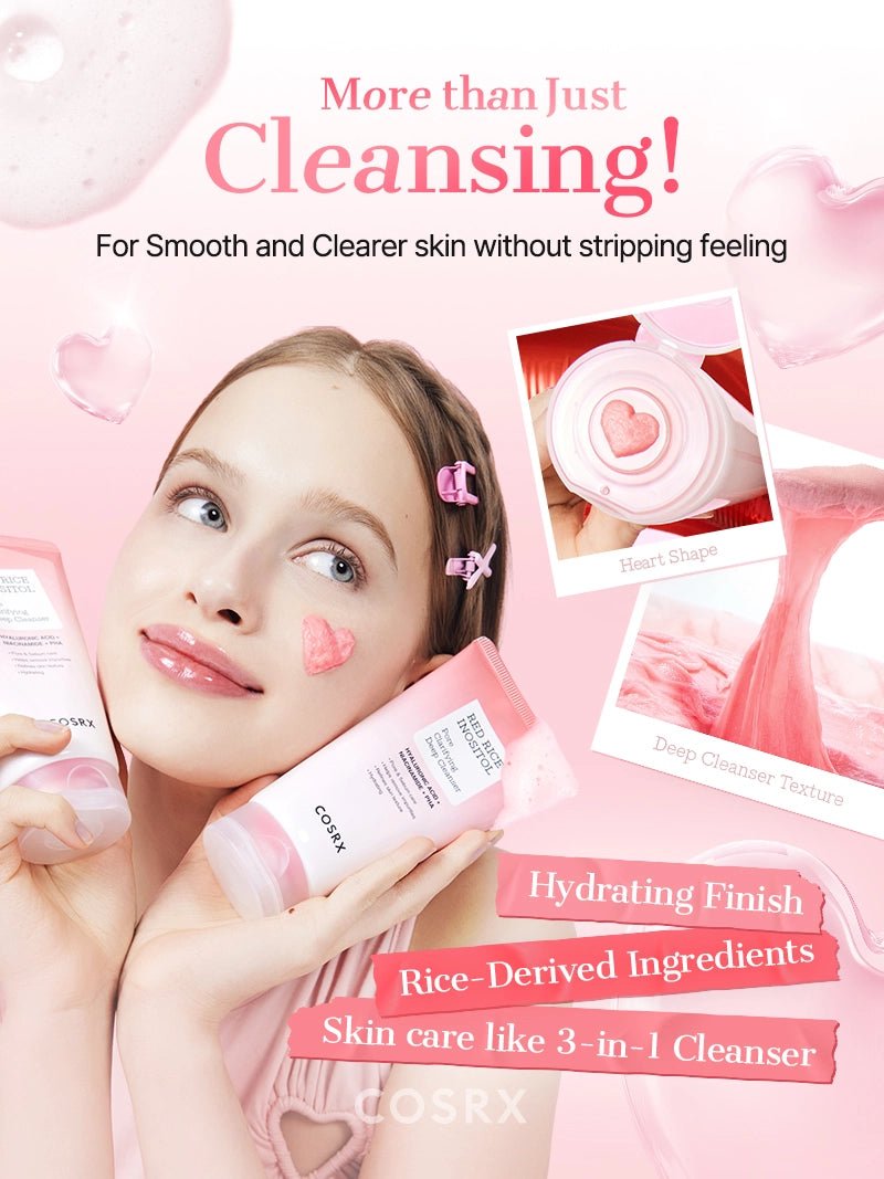 COSRX : COSRX RED RICE INOSITOL Pore Clarifying Deep Cleanser