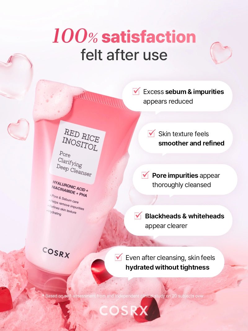 COSRX : COSRX RED RICE INOSITOL Pore Clarifying Deep Cleanser