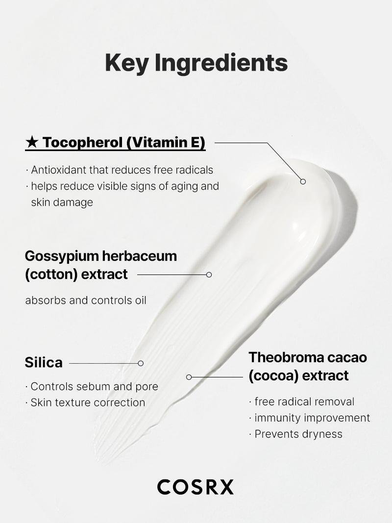 COSRX : Vitamin E Vitalizing Sunscreen SPF 50+