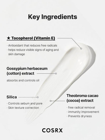 COSRX : Vitamin E Vitalizing Sunscreen SPF 50+