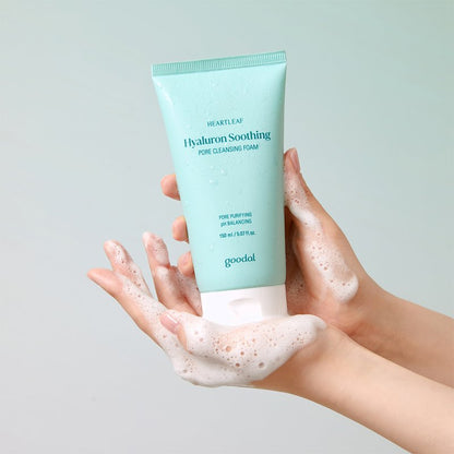 Goodal : Heartleaf Hyaluron Soothing Pore Cleansing Foam