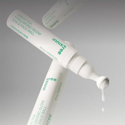 Innisfree : Green Tea Hyaluronic Glow Eye & Face Ball