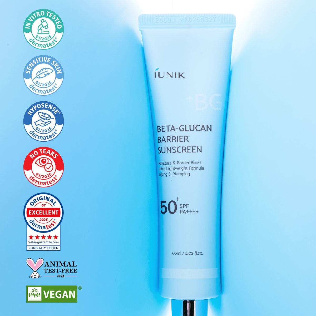 Iunik : Beta Glucan Barrier Sunscreen