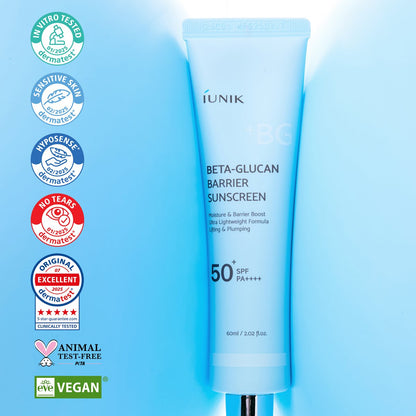 Iunik : Beta Glucan Barrier Sunscreen