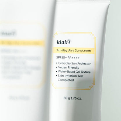 Klairs : All-day Airy Sunscreen SPF50+ PA++++