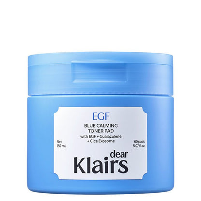 Klairs : EGF Blue Calming Toner Pad