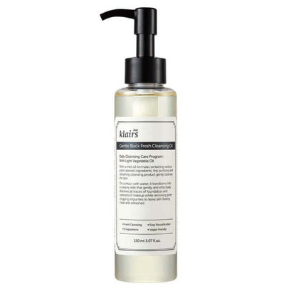 Klairs : Gentle Black Fresh Cleansing Oil