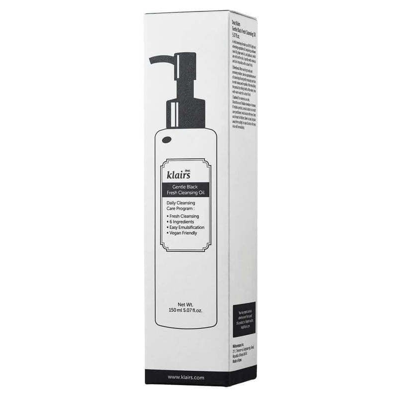 Klairs : Gentle Black Fresh Cleansing Oil