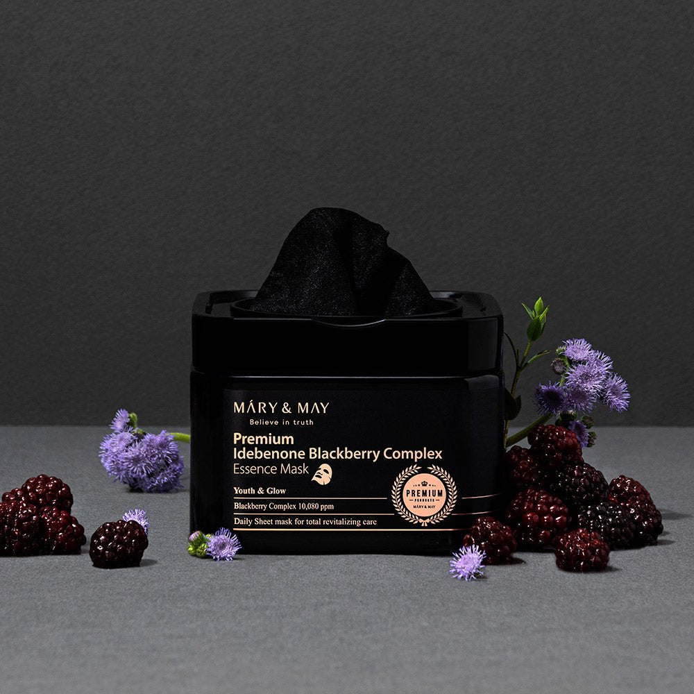 Mary and May : Mary&May Premium Idebenone Blackberry Complex Essence Mask