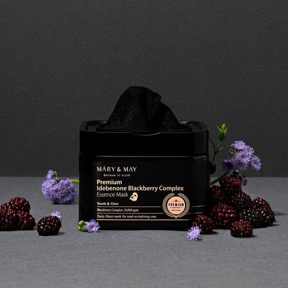 Mary and May : Mary&May Premium Idebenone Blackberry Complex Essence Mask