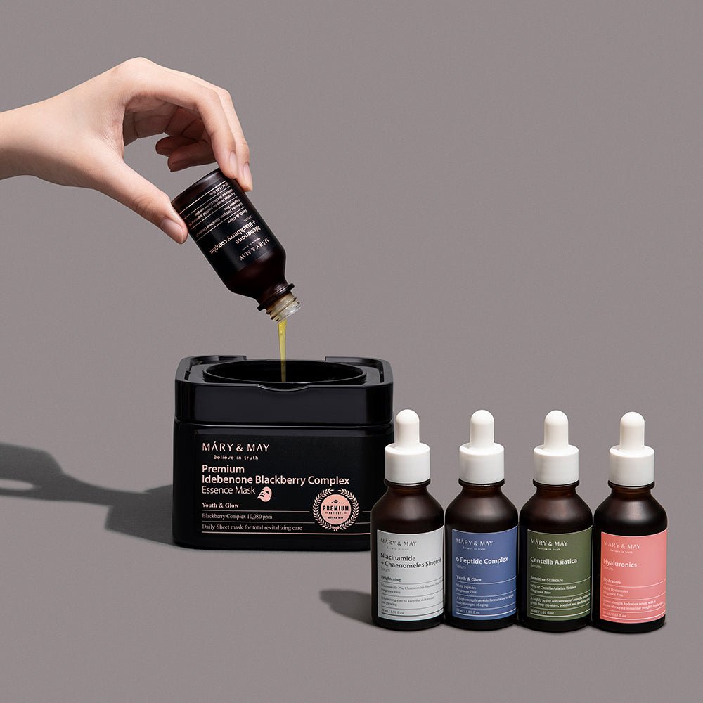 Mary and May : Mary&May Premium Idebenone Blackberry Complex Essence Mask