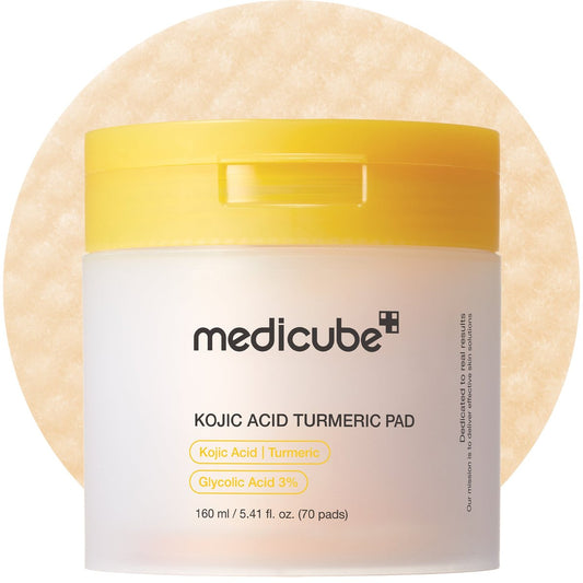 Medicube : Kojic Acid Tumeric Toner Pad