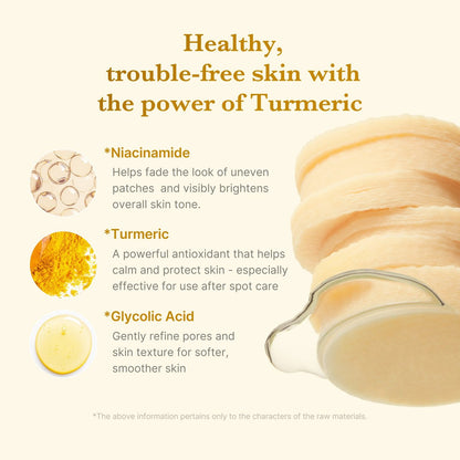 Medicube : Kojic Acid Tumeric Toner Pad