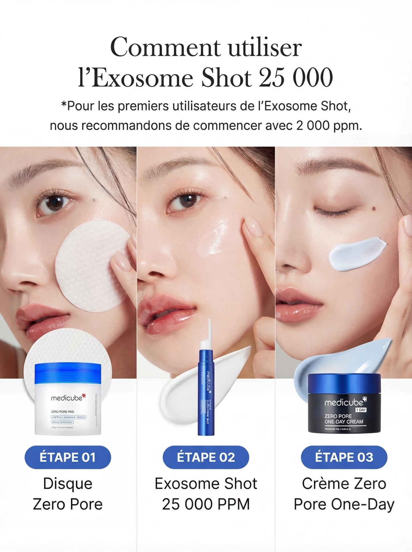 MEDICUBE - One Day Exosome Shot Pore Ampoule 25000 - 13ml - PIBUKARE